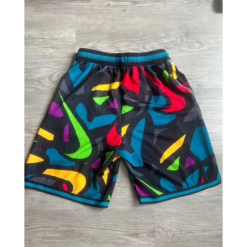 Nike Dry DNA Men's Basketball Shorts Spruce Blue University Gold Size Medium